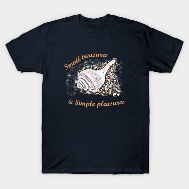Lispe Small Treasures & Simple Pleasures T-Shirt by Lispe